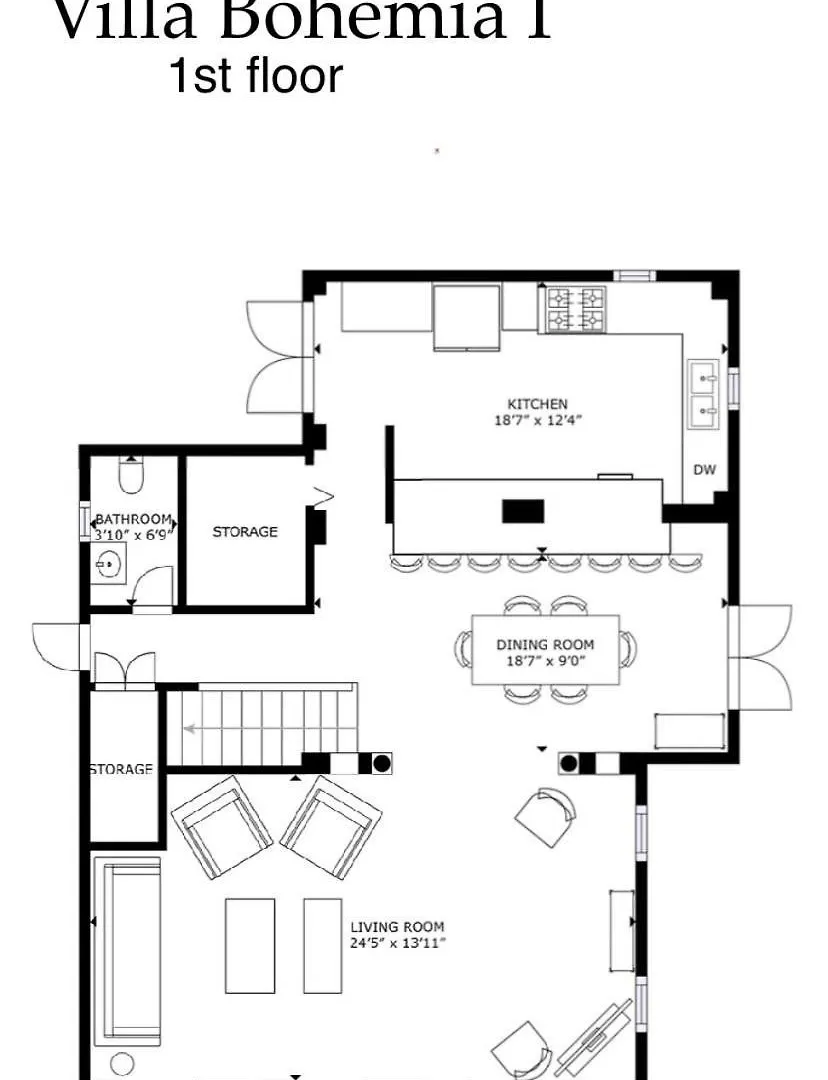 Villa Bohemia - Grand Gated Estate - Estates 1&2 San Juan